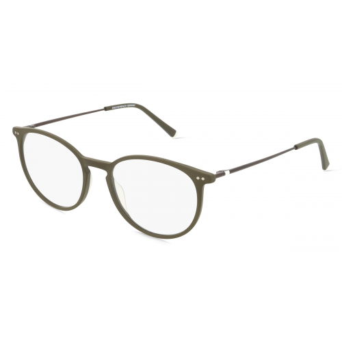 Humphrey’s eyewear 581069 Unisex-Brille inkl. Gläser Vollrand Panto Kunststoff-Gestell 51mm/17mm/145mm, Grün