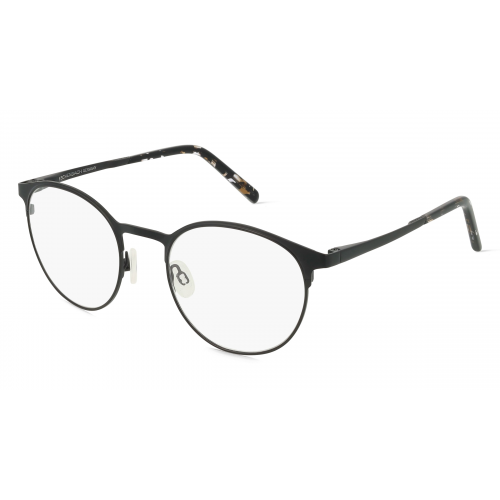 Freigeist  862042 Herren-Brille inkl. Gläser Vollrand Panto Metall-Gestell 53mm/22mm/150mm, Schwarz