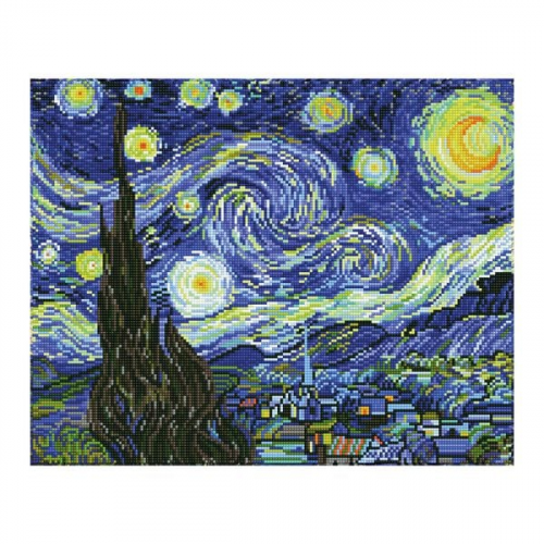 Diamond Dotz - Diamond Painting Starry Night, Van Gogh