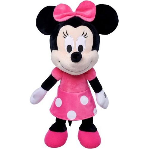 Simba 6315870382 - Disney Happy Friends, Minnie Mouse, Plüschfigur, 48cm