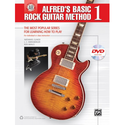 Nathaniel Gunod Ron Manus Link Harnsberger - Alfred's Basic Rock Guitar Method 1