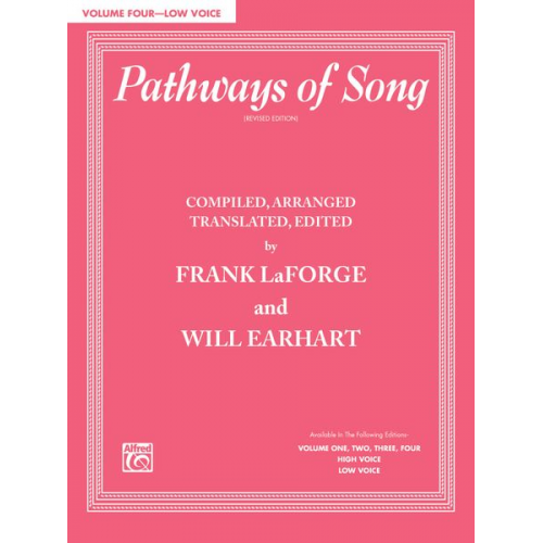 Frank (EDT)/ Earhart  Will (EDT) Laforge - Pathways of Song, Volume 4