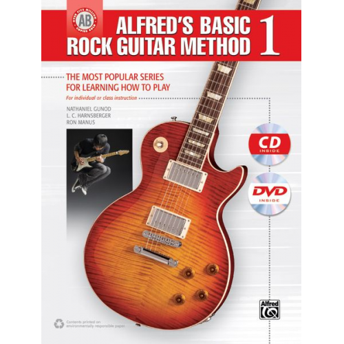 Nathaniel Gunod Ron Manus Link Harnsberger - Alfred's Basic Rock Guitar Method 1