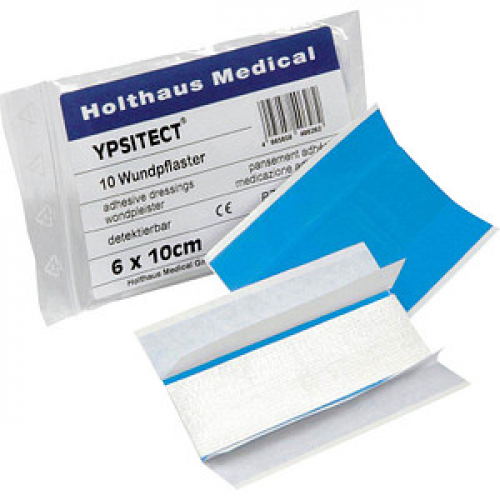 Holthaus Medical Pflaster YPSITECT® 40628 blau 6,0 x 10,0 cm, 10 St.