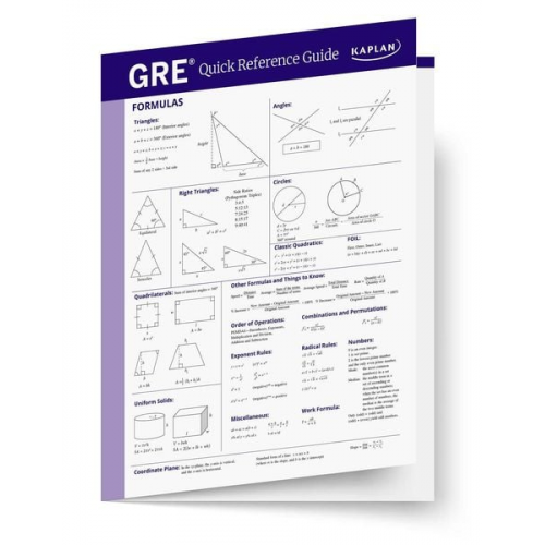 Kaplan Test Prep - GRE Quick Reference Guide