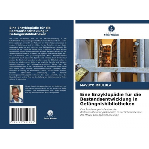 Mavuto Mpulula - Eine Enzyklopädie für die Bestandsentwicklung in Gefängnisbibliotheken