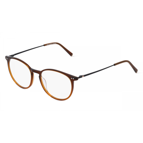 Humphrey’s eyewear 581069 Unisex-Brille inkl. Gläser Vollrand Panto Kunststoff-Gestell 51mm/17mm/145mm, Braun