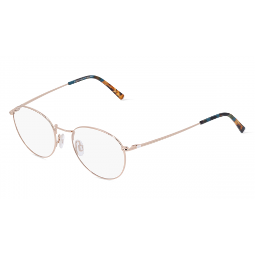 Humphrey’s eyewear 582273 Unisex-Brille inkl. Gläser Vollrand Panto Metall-Gestell 48mm/18mm/140mm, gold