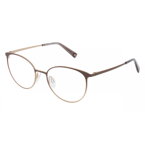 Brendel 902389 Damen-Brille inkl. Gläser Vollrand Rund Metall-Gestell 52mm/18mm/140mm, Grau