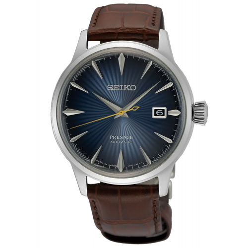 Seiko SRPK15J1 Presage Herrenuhr Automatik Cocktail Time Braun/Blau