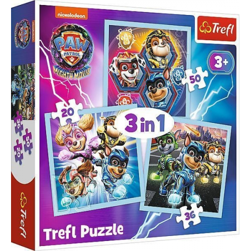 3 in 1 Puzzle - Paw Patrol Film