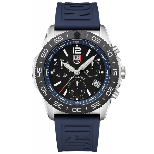 Luminox XS.3143.SET Taucheruhr Chrono Pacific Diver Blau/Schwarz mit 2 Bändern