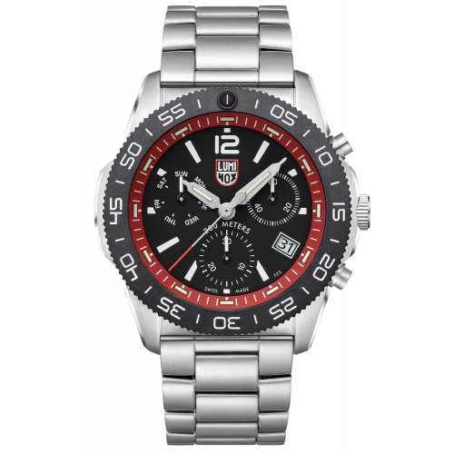 Luminox XS.3155.M Taucheruhr Chronograph Pacific Diver Schwarz/Rot