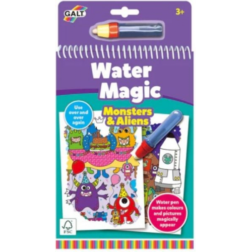 Jumbo 1005686 - Water Magic Monsters & Aliens, Reise-Malset, Galt