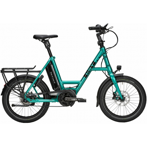 i:SY E5 ZR RT Comfort (545 Wh), 5 Gang Nabenschaltung, Unisexfahrrad, Kompakt, Modell 2023, 20 Zoll 47 cm opal green