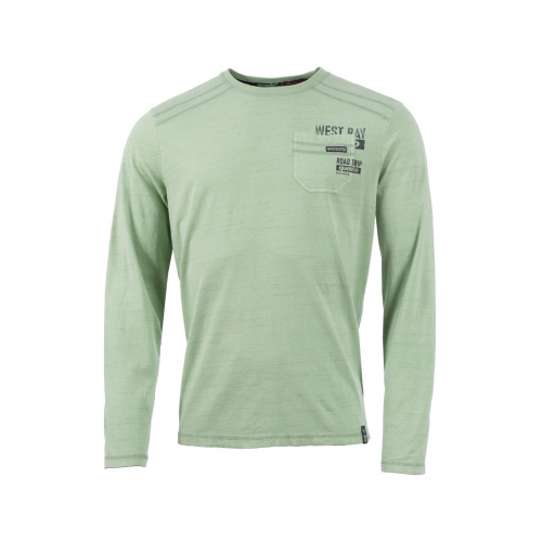 Questo Langarmshirt GarveyQU mineral green