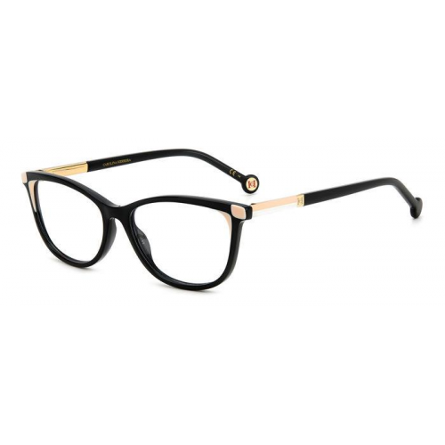 Brille  Carolina herrera Her 0163 col. kdx Damen Cat eye Schwarz