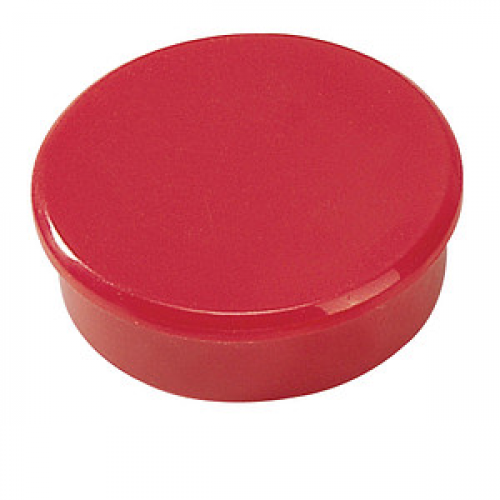 DAHLE Magnete rot, Kunststoff Ø 3,8 cm, 10 St.