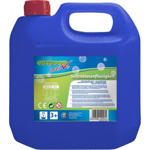 Outdoor active Seifenblasenflüssigkeit, 3 Liter Kanister