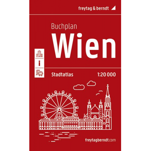 Wien, Buchplan, Städteatlas 1:20.000, freytag & berndt