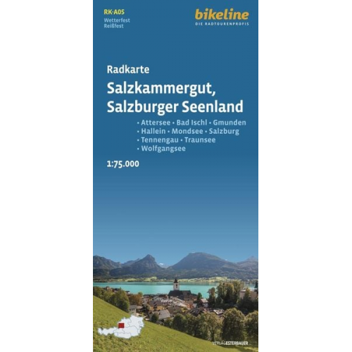 Radkarte Salzkammergut - Salzburger Seenland (RK-A05)