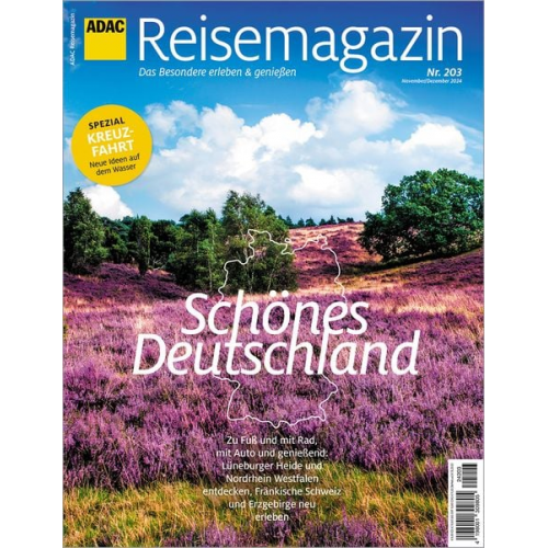 ADAC Reisemagazin mit Titelthema Schönes Deutschland