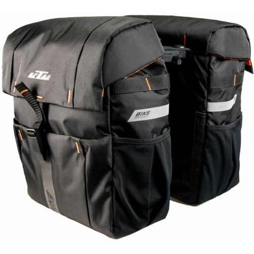 KTM Fahrradtasche Sport Carrier Bag double snap 31 x 40 x 15 cm (2x) black