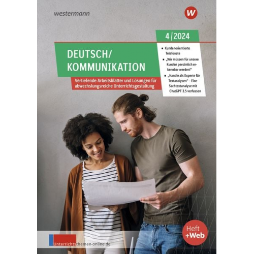 Unterrichtsthemen Deutsch/Kommunikation. Ausgabe 4/2024