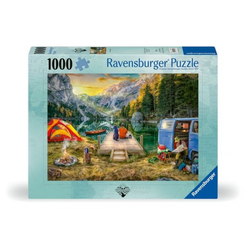 Ravensburger Puzzle 12000076 - Calm Campsite - 1000 Teile Puzzle für Erwachsene und Kinder ab 14 Jahren