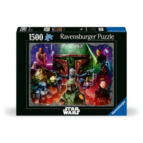 Ravensburger Puzzle 12000427 - Boba Fett: Bounty Hunter - 1500 Teile Star Wars Puzzle für Erwachsene und Kinder ab 14 Jahren