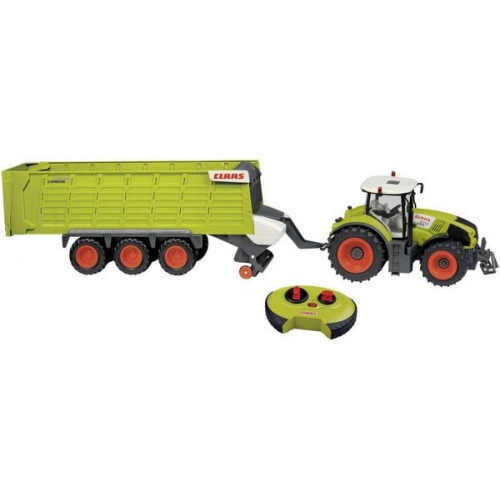 RC CLAAS AXION 870 + CARGOS 9600 1:16, Traktor und Anhänger, 2,4 GHz, 104 cm,