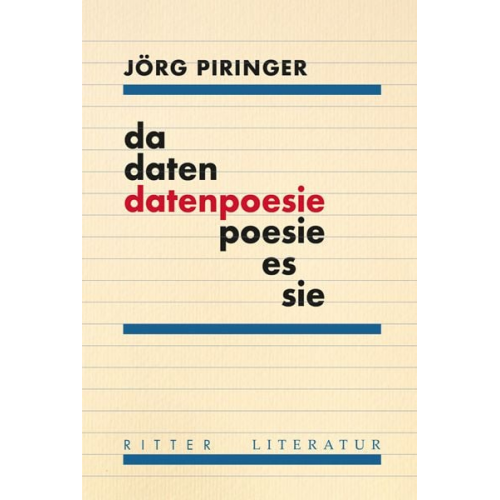 Jörg Piringer - Datenpoesie