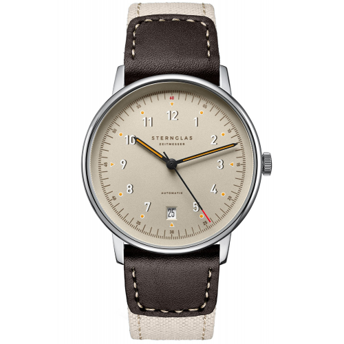 Sternglas S02-LM26-NY06 Armbanduhr Automatik Lumatik Nylon Beige