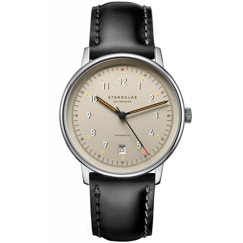 Sternglas S02-LM26-BR02 Herrenuhr Automatik Lumatik Bridle Schwarz