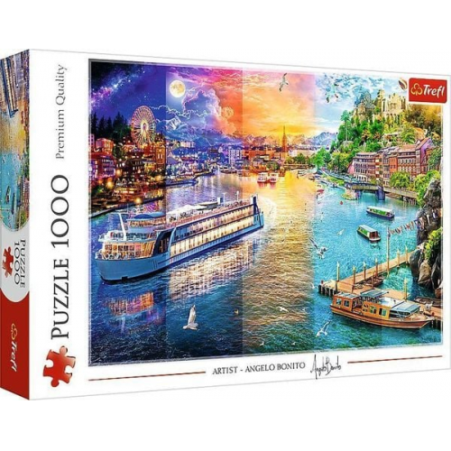 Puzzle 1000 Flussfahrt