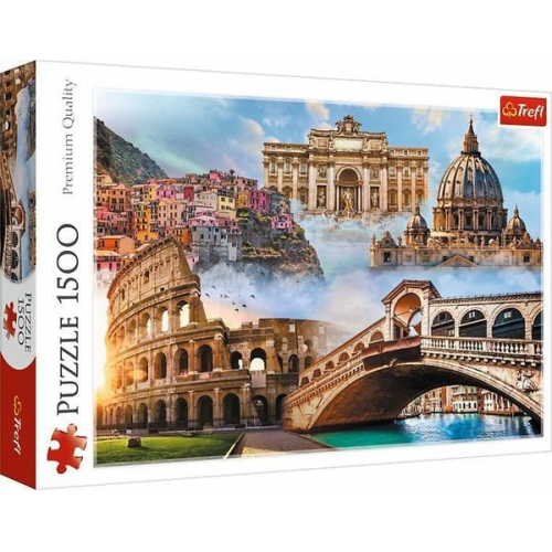 Puzzle 1500 - Besondere Plätze,Italien
