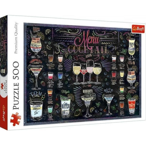 Puzzle 500 Cocktail Menu