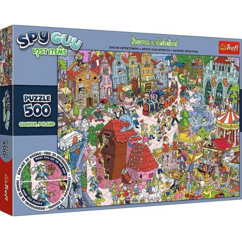 Puzzle 500 Spy Guy Danzig,Polen