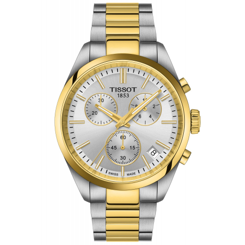 Tissot T150.417.22.031.00 Herrenuhr PR 100 Chronograph Bicolor