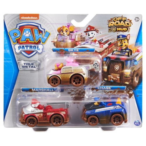 Spin Master - Paw Patrol - True Metal 3-Pack (Mud)