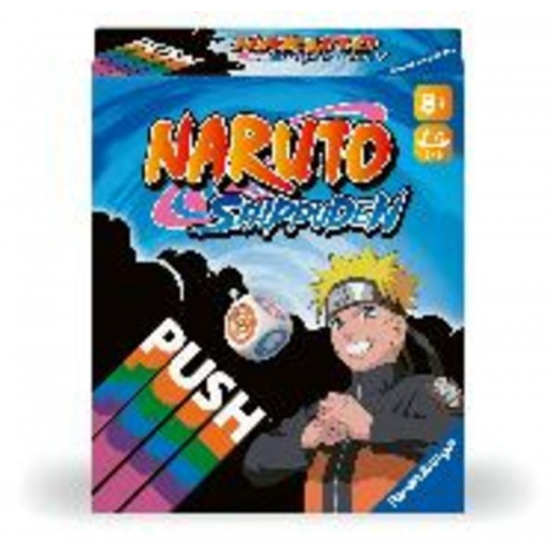 Ravensburger 22888 Naruto Shippuden PUSH - Unterhaltsames und risikoreiches Kart