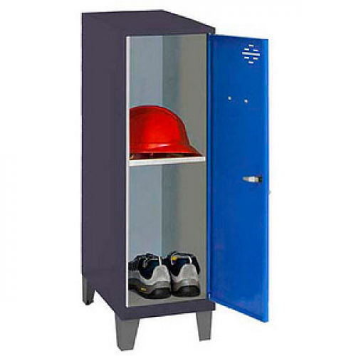 Simonrack Spind SIMONLOCKER DISM anthrazit, blau 8425437120756, 1 Schließfach 30,0 x 50,0 x 101,5 cm