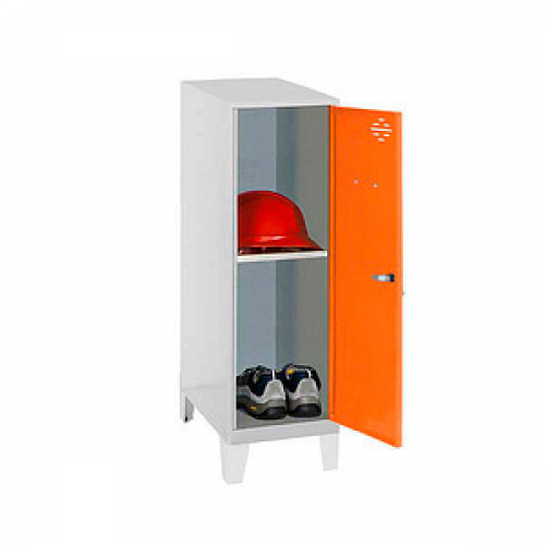 Simonrack Spind SIMONLOCKER DISM grau, orange 8425437122040, 1 Schließfach 40,0 x 50,0 x 101,5 cm