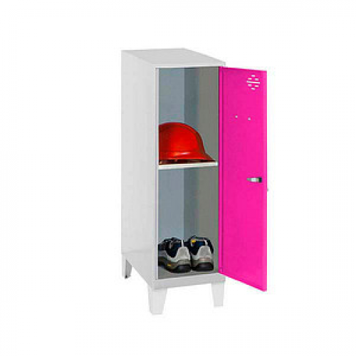 Simonrack Spind SIMONLOCKER DISM grau, pink 8425437122057, 1 Schließfach 40,0 x 50,0 x 101,5 cm