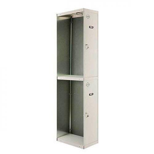 Simonrack Anbau-Spind SIMONLOCKER DIY grau 8435104936269, 2 Schließfächer 40,0 x 50,0 x 180,0 cm