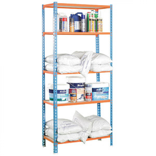 Simonrack Schwerlastregal MADERCLICK SUPERPLUS 8435104937334 blau, orange 110,0 x 40,0 x 200,0 cm