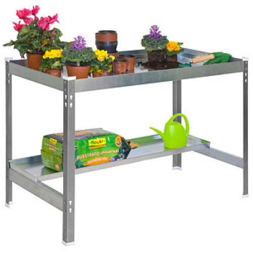 Simonrack Pflanztisch SIMONGARDEN silber 90,0 x 60,0 x 84,0 cm