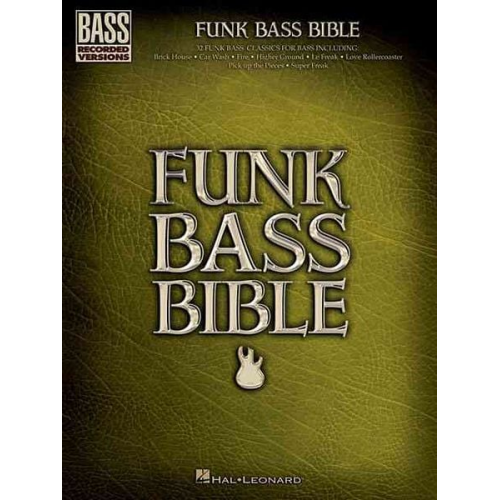 Hal Leonard Publishing Corporation (COR) - Funk Bass Bible