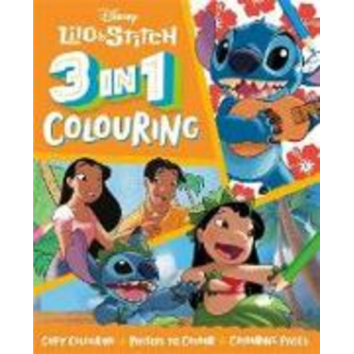 Walt Disney - Disney Lilo & Stitch: 3 in 1 Colouring