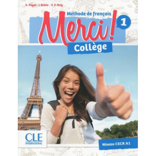 Adrien Payet Emilio F. Ruiz Isabel Rubio Perez - Merci! college 1 - A1 - Livre de l'eleve + Cahier d'activites + DVD